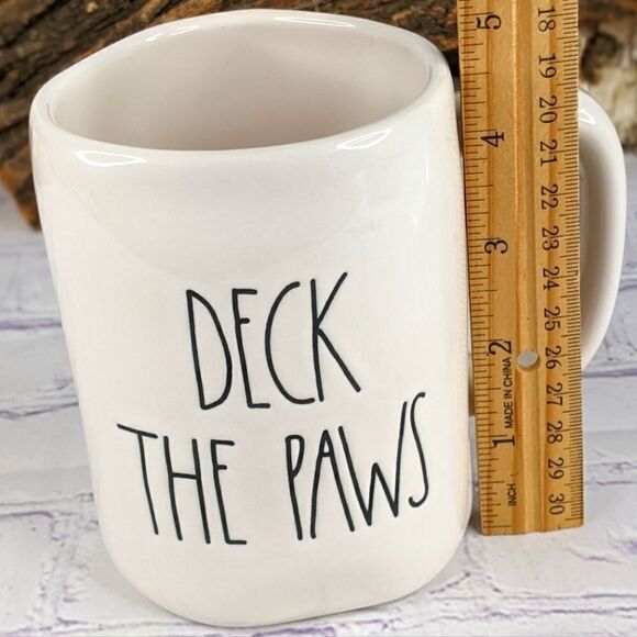 Rae Dunn DECK THE PAWS Ceramic Mug - Picture 5 of 6